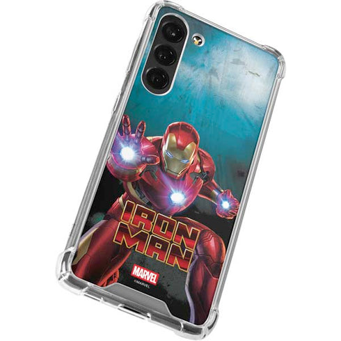 Marvel Iron Man Repulsor Blast Galaxy S24 FE Clear Case
